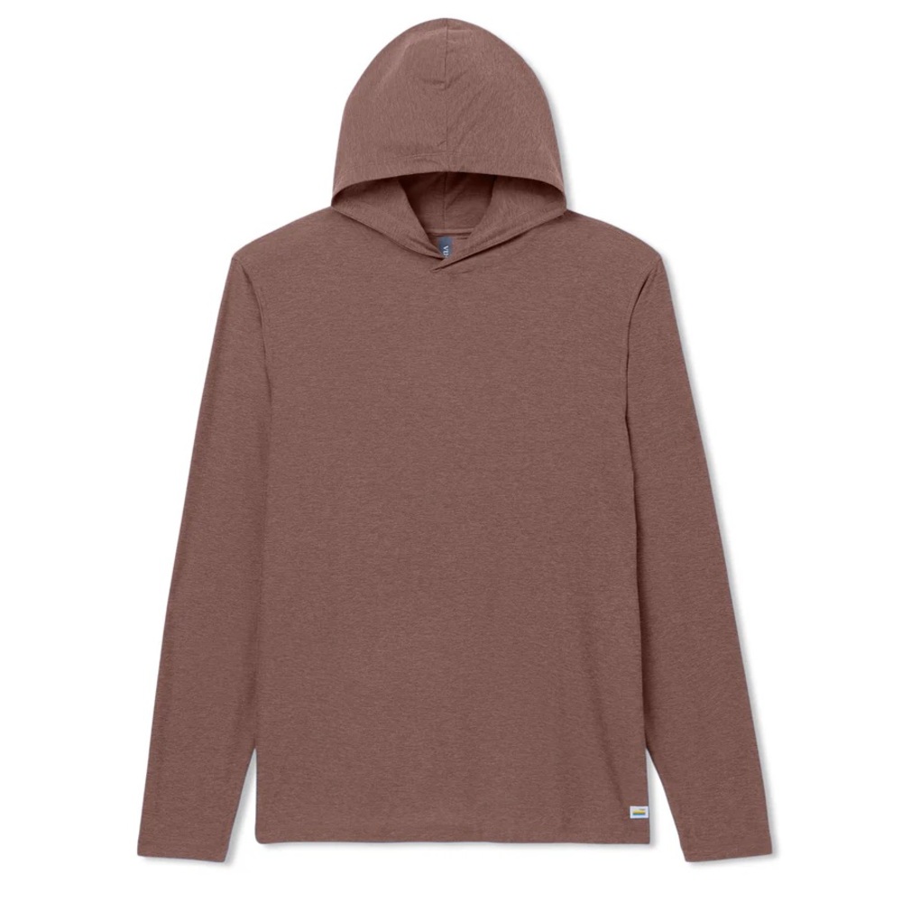 Vuori Strato Tech Hoodie Sable Heather purple brown men’s XL. NWT.